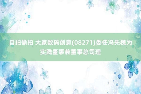 自拍偷拍 大家数码创意(08271)委任冯先槐为实践董事兼董事总司理